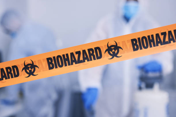 Professional Biohazard Cleanup technician working in Taylorsville, KY